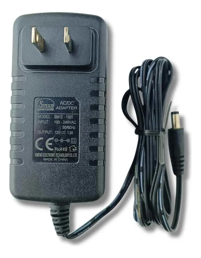 Adaptador de voltaje 12v 1,5amp-AD1215