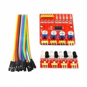 Sensor infrarrojo seguidor de linea 4 canales-F233