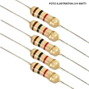 Resistencia 1/4wat 10k (paquete x10)-R1/4W10K