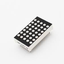 XL2057YGW - Matriz led verde 5x7 Anodo comun