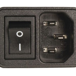 Conector Macho de chasis c/sw para cable poder C14 -MI800