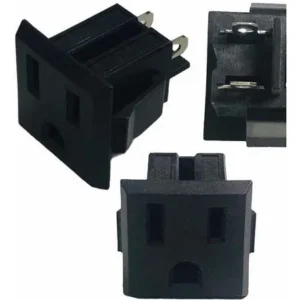 Toma corriente de poder hembra para chasis - AC-08