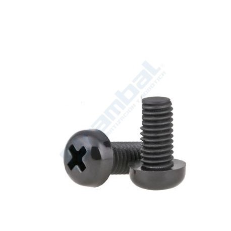 TNM3X10M - Tornillo nylon cabeza redondo estrella M3 x 10mm