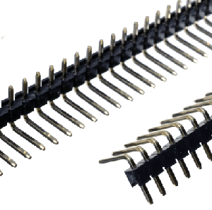 CR40X1MA - Header macho 1x40p en L 2.54MM