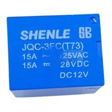 JQC-3F-12V-15A - Relevo 12v 5pin 15amp