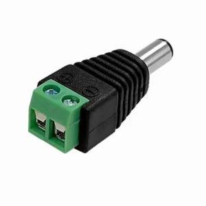 CCTV - Plug dc Macho a bornera de 2pin 5.5 x 2.1mm