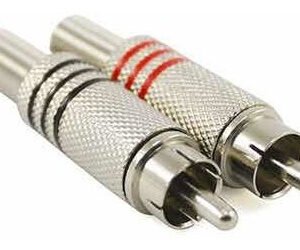 RCAM - Conector RCA macho metalico